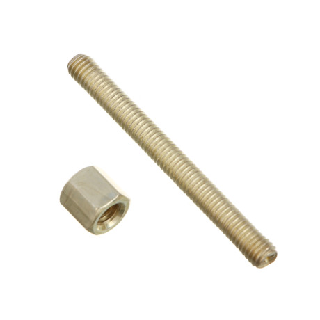 Комплект креплений для смесителя на кухню, раковину, 40мм, М6 (2 шпильки), люкс