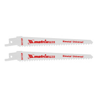 Полотна универсальные для сабельной пилы S611DF 125/4.3 мм, Bimetal, 2 шт, Pro Matrix