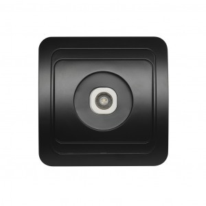 Smartbuy Марс роз. СУ телевизионная 1-местная черная 75Ом 5-862МГц  (SBE-02b-S1-TV)