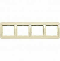 Smartbuy Марс Рамка 4-местная горизонтальная бежевая (SBE-02i-00-FR-4)