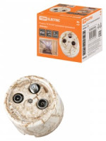 TDM Болонь Розетка TV+R+ SAT проходная мрамор Ретро SQ1820-0158