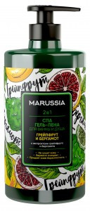 Гель-пена для душа Грейпфрут и Бергамот 460мл Маруся 1404