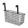VETTA Корзина подвесная для кухонных шкафов, 25,5х14,5х27см, металл, черный цвет