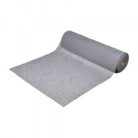 Коврик-дорожка ПВХ ШАШКИ 4,5 мм 0,9*10 м, против скольжения, серый VORTEX