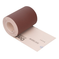 Шкурка на тканевой основе, KK18X W, зернистость 8Н(P 150) бобина 200 мм х 20 м, водостойкая, &quot;БАЗ&quot;