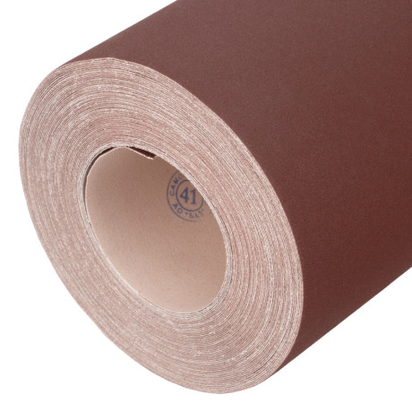 Шкурка на тканевой основе, KK18X W, зернистость 8Н(P 150) бобина 200 мм х 20 м, водостойкая, "БАЗ"