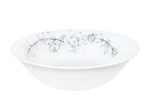 Салатник Эскиз розы 23см, 1700мл стеклокерамика (кратность 6шт!!!) МФК NRW90T/4