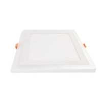 Ecola св-к встр. св/д даунлайт Квадрат 6W 4200K 4K подсветка 3W 4K 145(105)x20 DLRV90ELC (30!)