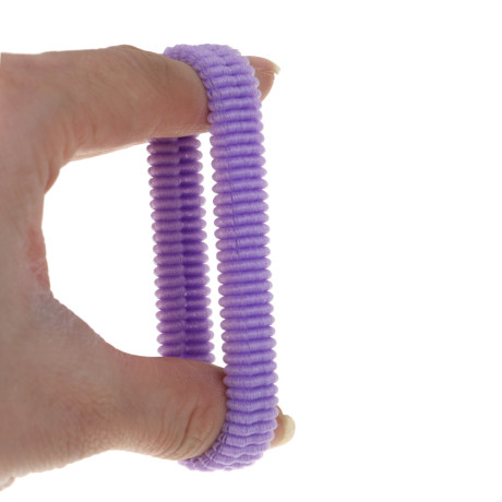 ЮНИLOOK Резинки для волос 10шт, d4/4,5см, полиэстер, 5 миксов цветов, ACS-86