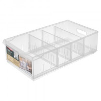 Контейнер универсальный "ROLLY", 11,5л, 242x450x129 мм прозрачный 433217401 Бытпласт