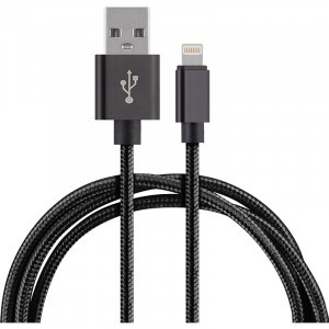 Кабель Energy ET-25 USB(A)шт. - 8 pin шт. (lightning, iphone), 1м, черный