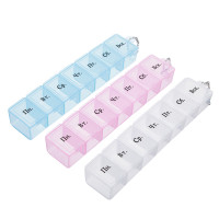 Контейнер для мелочей, 7 отсеков, пластик, 15х3,3см, &quot;Ежедневный&quot;, 3 цвета