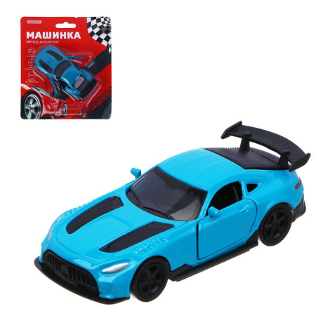 ИГРОЛЕНД Машинка, инерция, 1:64, откр. двери, металл, ABS, PS, PP, TPR, 11,2х13,2х2,5 см, 8 диз.