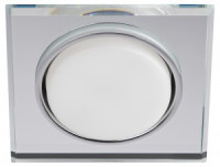 ЭРА DK79 SL св-к встр. 13W GX53 220V 125(85)x35 зеркальный