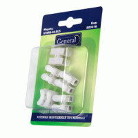 GENERAL клемма пружинная соед. КСП-2Р, 2х(0,08-2,5мм2), 5А (цена за BL5) GTER8-02-BL5 800416