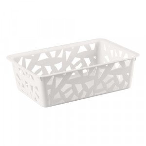 Корзинка универсальная 200х142х60 мм M, 1,2л белый (20шт!) 431226716 Бытпласт