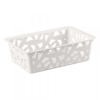 Корзинка универсальная 200х142х60 мм M, 1,2л белый (20шт!) 431226716 Бытпласт