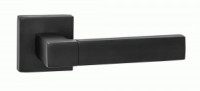 Ручка дверная компл.квадрат.основ. PUERTO Песто черный INAL 521-03 B
