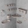 VETTA Love Держатель для туалетной бумаги с вакуумным креплением, 2 цвета