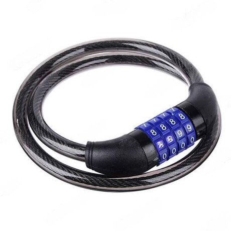 Замок трос для велосип. кодовый 12*800 мм 427 468-051
