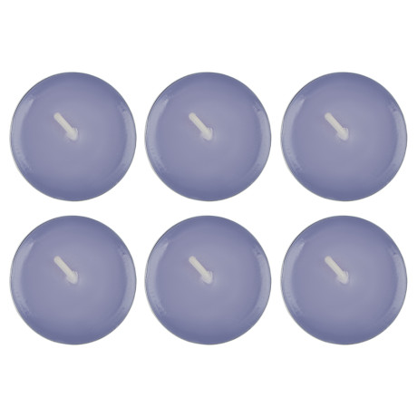 LADECOR Набор свечей чайных ароматических, 6шт, парафин, аромат лаванда