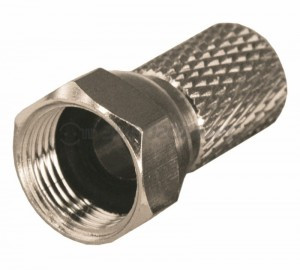 Штекер F для SAT (с резиновым уплотнителем) REXANT цена за шт (100!), 05-4005