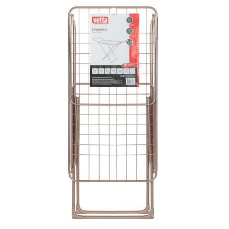 VETTA Сушилка напольная 20м, окраш.сталь, розовое золото, СБ2