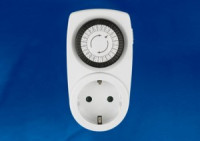 Uniel таймер розетка суточный электромеханический UST-M10 30мин/24ч. 3500W