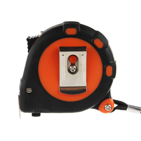 ЕРМАК Рулетка "3 ФИКСАТОРА", 3м х 16мм, 2х-сторонний зацеп, корпус ABS+TPR