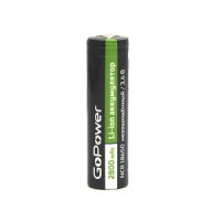 Аккумулятор Li-ion GoPower 18650 PC1 3.6V 2800mAh без защиты выс.конт. (1/80/160)