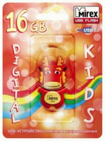 Флэш-диск USB 16 ГБ  Mirex DRAGON RED 16GB (ecopack)