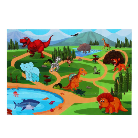 ИГРОЛЕНД Набор для творчества "Диномир", ABS, PVC, акрил, 22,8х17,5х17,5см