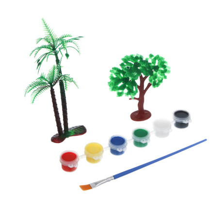 ИГРОЛЕНД Набор для творчества "Диномир", ABS, PVC, акрил, 22,8х17,5х17,5см