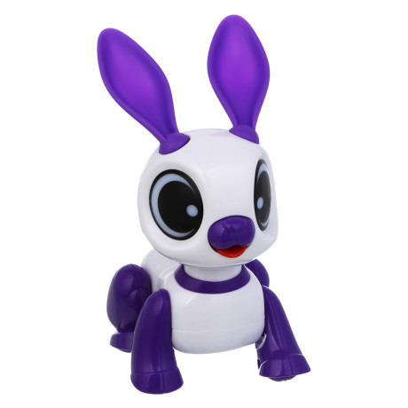 ИГРОЛЕНД Игрушка "Интерактивный питомец" зайчик, ABS, звук, свет, движ., 2хAAA, 12,5х8х13,5 см