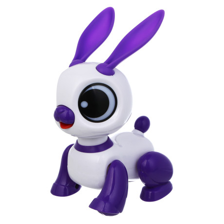 ИГРОЛЕНД Игрушка "Интерактивный питомец" зайчик, ABS, звук, свет, движ., 2хAAA, 12,5х8х13,5 см