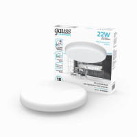 Gauss Elementary Adjustable FL св-к встр. круг 22W 2200lm 4000K 4K d167mm мон лапки55-135 9034460224