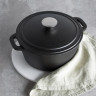VETTA Кастрюля чугун, 3,8л, d23х10см, чугун крышка, нерж ручка