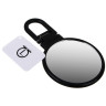 Зеркало настольное складное тм ЮНИLOOK Леон, зум х1,х2, пластик, стекло, 15,5х9,3х0,8см, черный