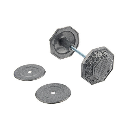 Ручка-кнопка 08-Ш металл. серебро (8-миграник)   \40