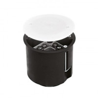 Коробка универсальная КМП-020-029 углубленная с металлическими лапками, клеммником и крышкой (68х73)