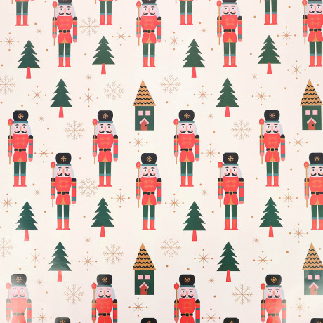 Бумага тм СНОУ БУМ подарочная, 70x100 см, 70 г односторонняя, 6 диз., арт.3