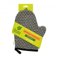 Мочалка (варежка) &quot;Мозаика&quot;, 18*22см, хлопок 41468, Банные штучки