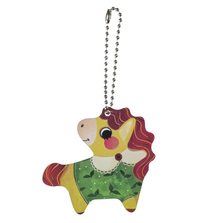 Брелок Лошадка, 7 см, акрил 3 мм, печать УФ, 4 дизайна