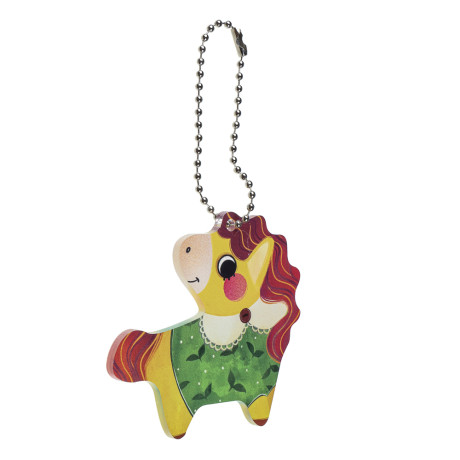 Брелок Лошадка, 7 см, акрил 3 мм, печать УФ, 4 дизайна