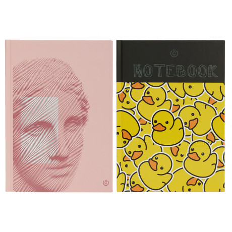 ВСЁГАЗИН Записная книжка А5, 80л., твердая матовая обложка, 7БЦ, в клетку, 2 диз.
