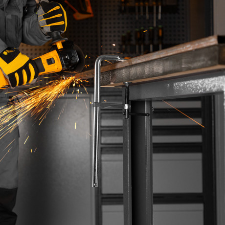 Струбцина F-образная, 80x300мм, кованая Denzel