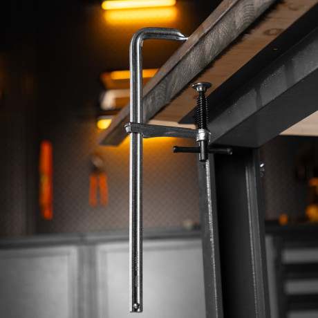 Струбцина F-образная, 80x300мм, кованая Denzel