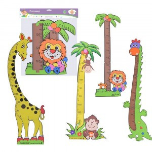 Ростомер до 160см. 45*33,5см * 4диз. (кратность 6шт!!!) VL90-148 Мультидом