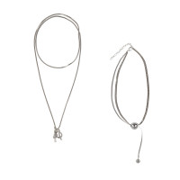 Цепочка на шею, 44-83 см, медь, железо, 2 дизайна, БЖ25-39