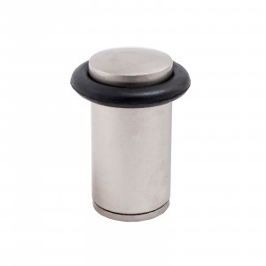 СТАНДАРТ Ограничитель дверной цилиндр 588А-1 SN мат. никель ЕВРОПАКЕТ (320,40)